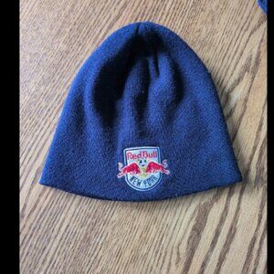 New York Red Bulls Kids Winter Beanie Hat Blue